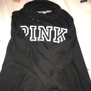 VS Pink Cowlneck Sweater